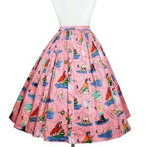 PUG Pinup Girl Clothing Jenny Neverland Skirt XS